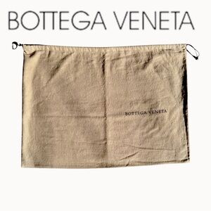 BOTTEGA VENETA TAN DUST BAG LARGE 100% COTTON Made in Italy 27” x 19 1/2”